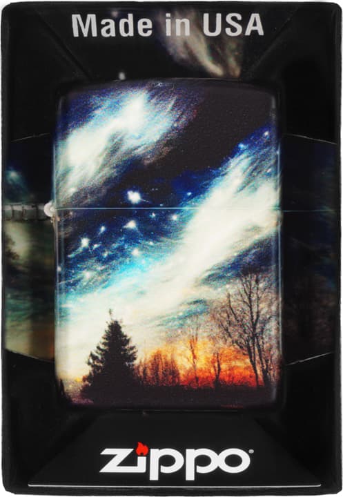 Zippo Lighter Sæt Clear Sky Design Gave nr. 3