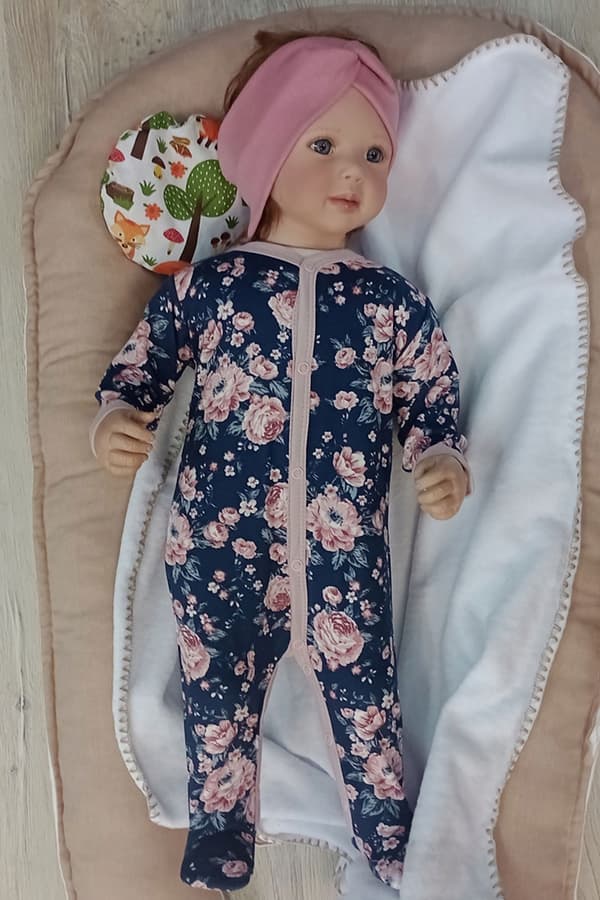 heldragt knappet 50 pigepyjamas engelsk rose