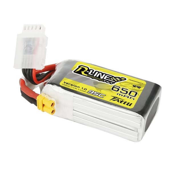 Tattu R-Line batteri 650mAh 14.8V 95C 4S1P XT30