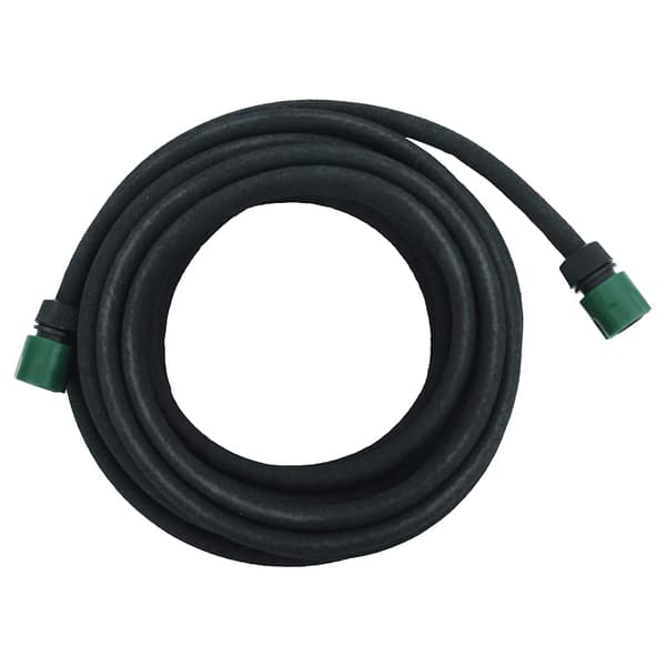 vidaXL haveslange sort 0,6" 10 m gummi