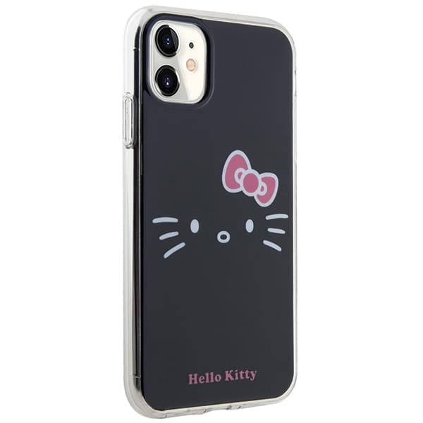 Hello Kitty HKHCN61HKHLK iPhone 11 / Xr 6.1 sort/sort hårdt cover IML Kitty Face