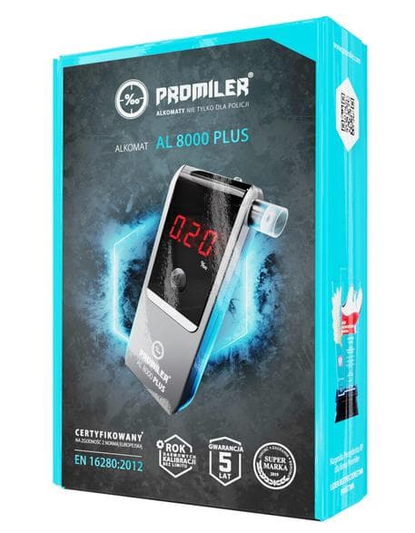 Promiler AL 8000 Plus – elektrokemisk alkometer