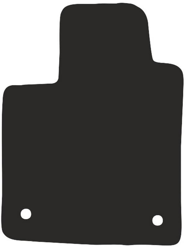 Polyamid gummibelagt førermåtte til Renault Twingo II hatchback 2007-2014