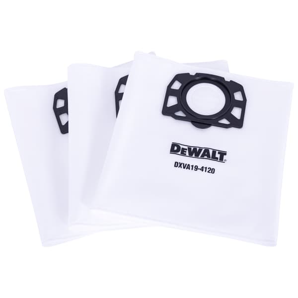 DEWALT TEXTILPÅSAR FÖR DEWALT DAMMSUGARE 20-30L 3 ST.