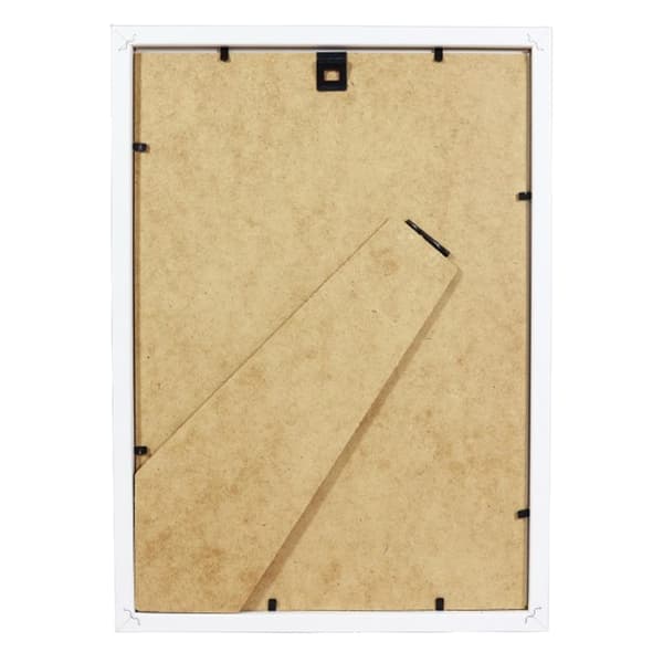 Set med 2 fotoramar Basic 20x25 med passepartout 13x18 vit ram