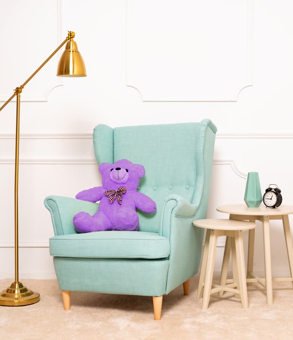 Teddy Classico 70 cm - lilla