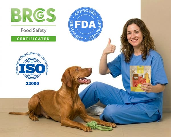 Hundegodbidder - Mersjo bløde kyllingestrimler 20x500g