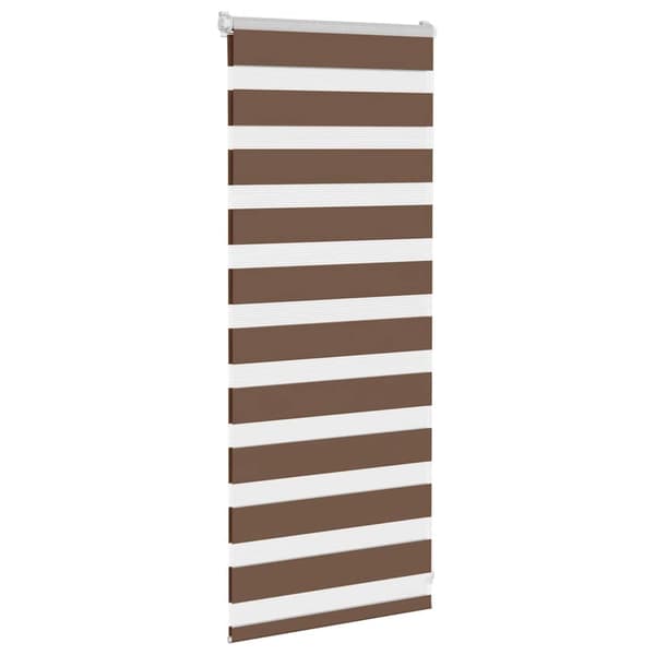 vidaXL Zebra rullegardin, birk, stofbredde 60,9 cm, polyester