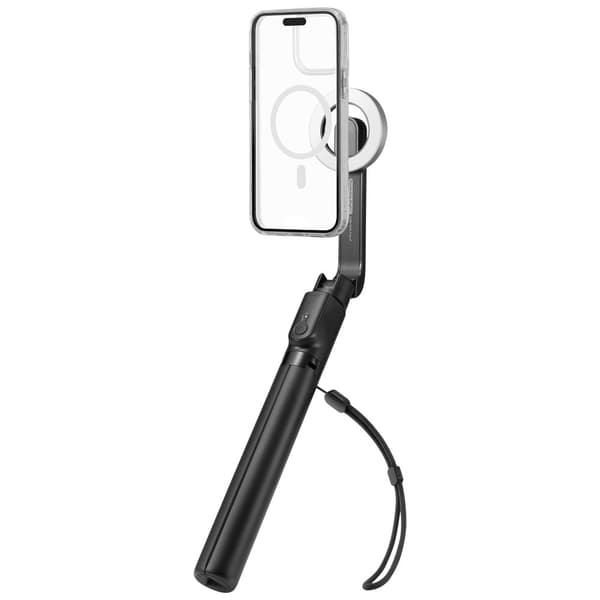 SPIGEN S580W MAGSAFE BLUETOOTH-SELFIE-KEPPU PITKÄ JALUSTA MUSTA