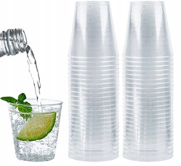 Engangs shotglas til vodka 40ml 50 stk