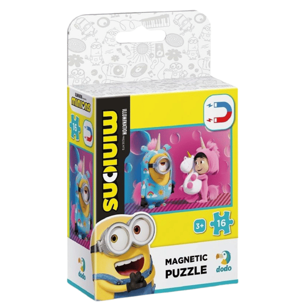 Magnetisk Minions-puslespil 16 brikker TIL de yngste