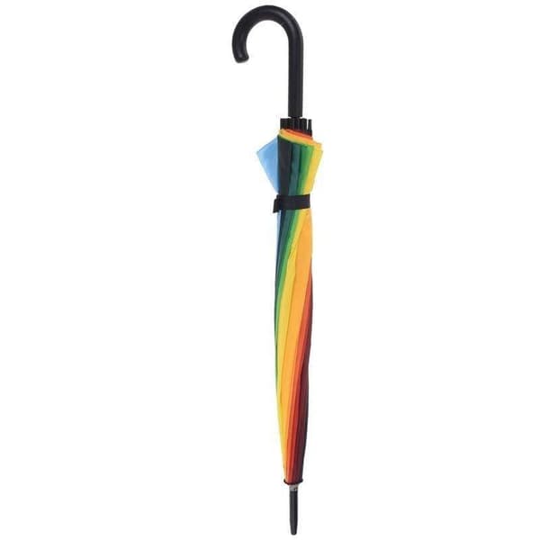 Regnfast regnbue manuel paraply 98 cm