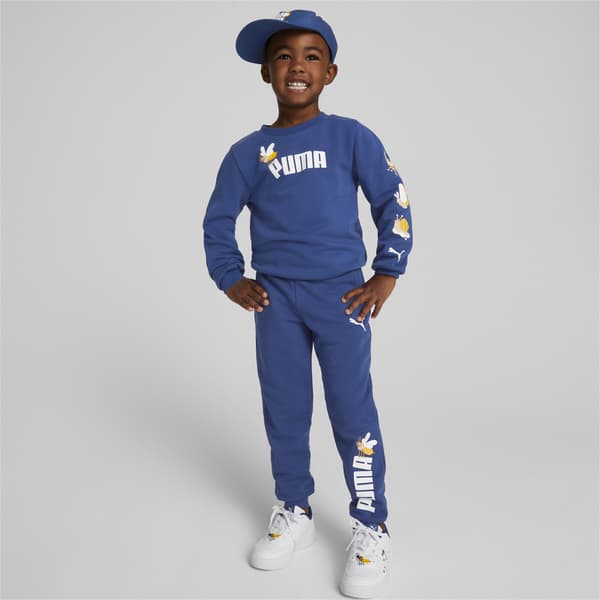 Puma SMALL WORLD TR barnbyxor blå 67013216 r 92