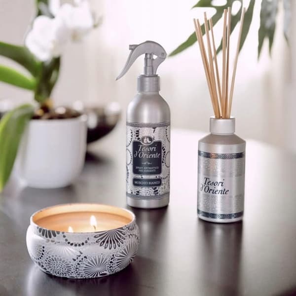 Muschio Bianco Doftpinnar 200ml Lyxig doft av vit mysk