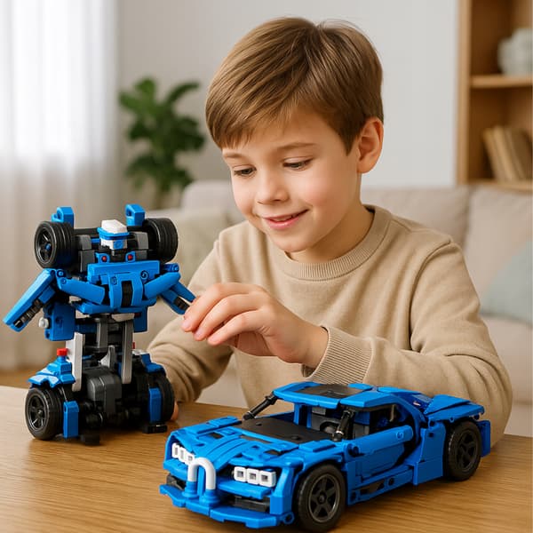 Rakennuspalikat Auto Robotti 2-in-1