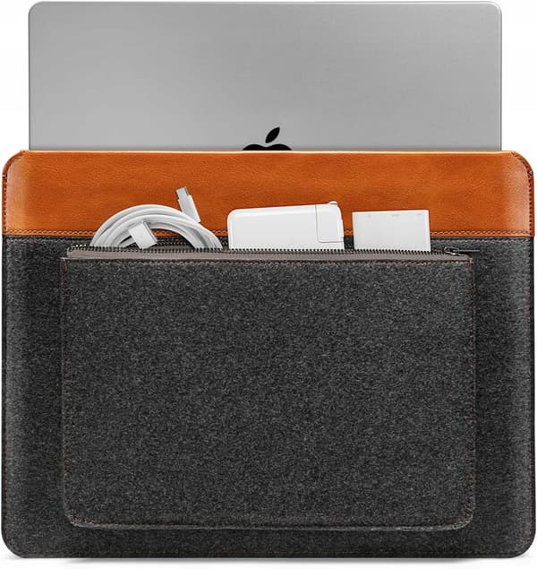 Tomtoc 14" stilfuld og slank laptoptaske til MacBook Pro og Air