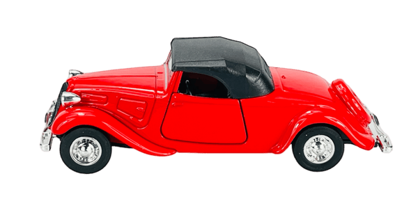 WELLY OLD TIMER 1939 CITROEN 11B TRACTION AVANT CABRIO PUNAINEN KATOLLA 1:34