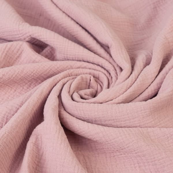 Muslin-stræklagen 35x75x3 pulverrosa