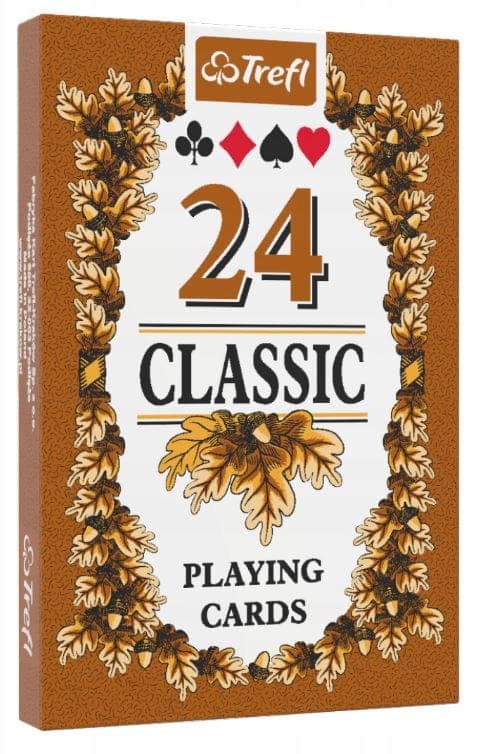 Trefl - Klassisk spillekortsæt med 24 kort - 2456