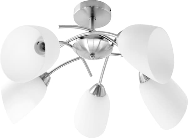 Activejet AJE-NIKITA 5P E27 5x40W Nikkel loftslampe
