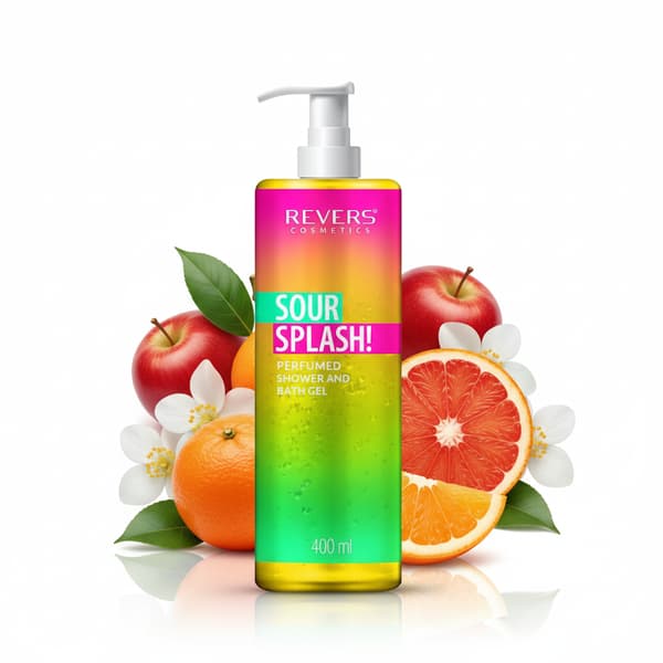 REVERS SOUR Splash! Suihku- ja kylpygeeli 400 ml