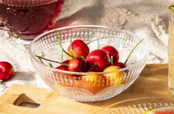 Glasskål 13 cm til desserter og salater 400ml