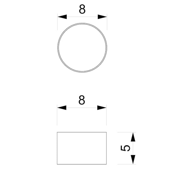 DOWNLIGHT DIXIE 1 GX53 HVID MILAGRO MLP7538
