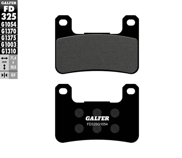 Galfer KH379 puolimetalliset jarrupalat