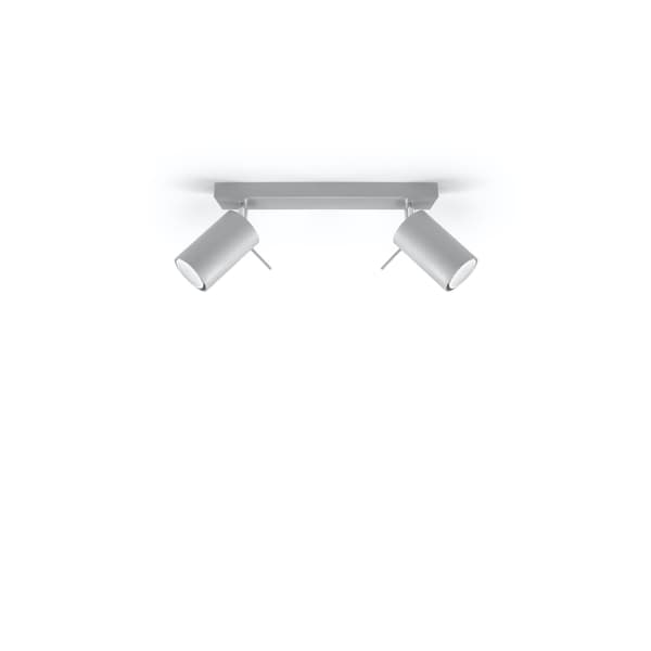 LOFTSLAMPE MIRAX 2 GU10 GRÅ LUMILO 04.129.50