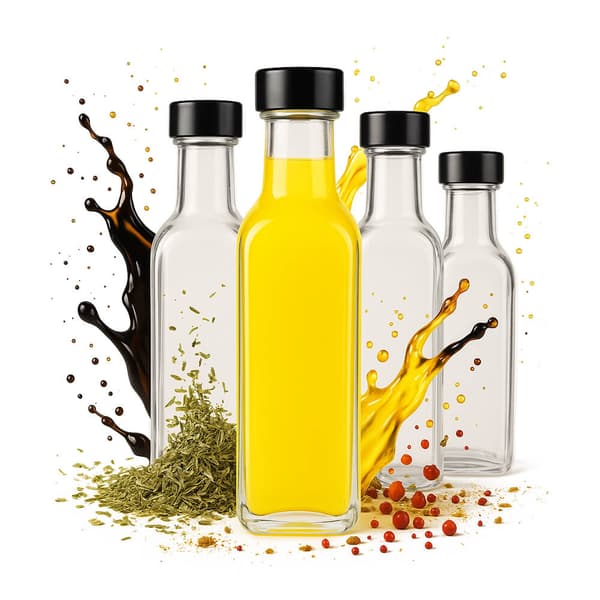 MARASCA-pullo 100 ml GPI-korkki kuutamoöljyviinille lasipullot