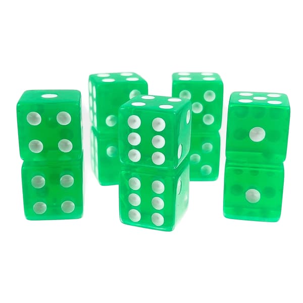 Træalfer RPG terning sekssidet D6 1,6 cm