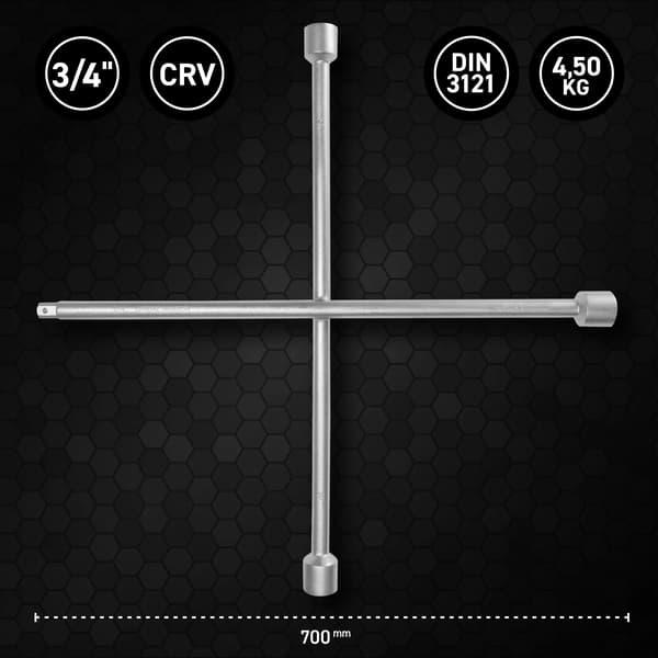 MJW 3/4" hjulnøgle