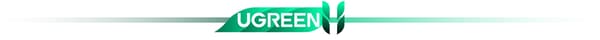 AB UGREEN US210 USB 3.0 skrivarkabel, 1 m (svart)