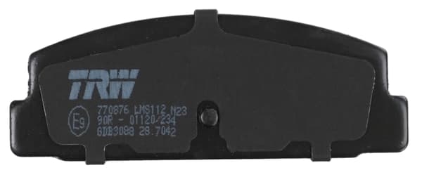 BAKRE BROMSBELÄGG GDB3088 TRW