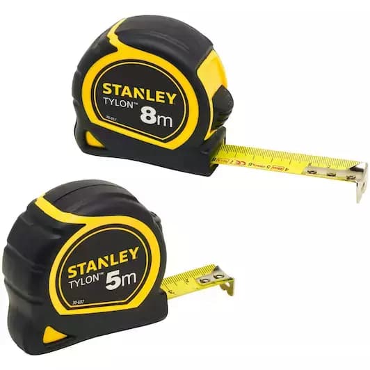 STANLEY MÅLEBÅND 5m + 8m TYLON