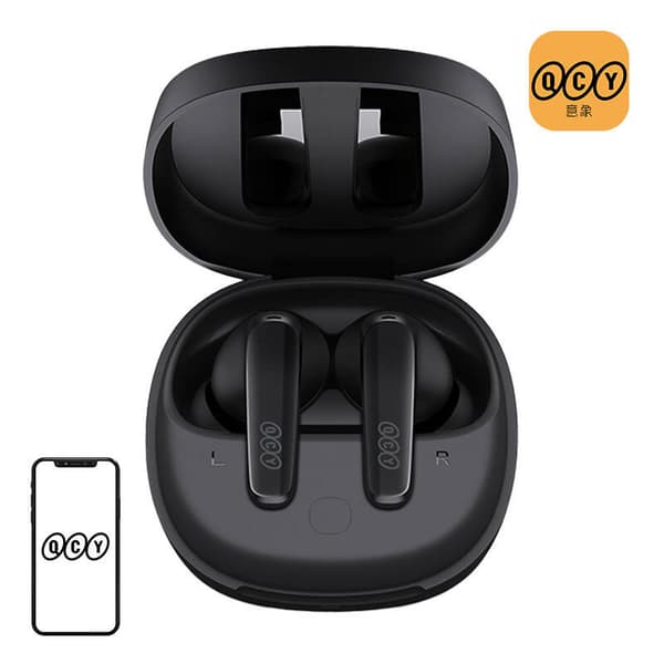 TWS QCY T13x hovedtelefoner (sorte)