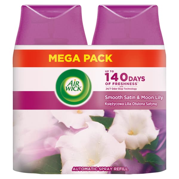 052213 Air Wick Frisk Måne Lilje Sæt 2X250 refills