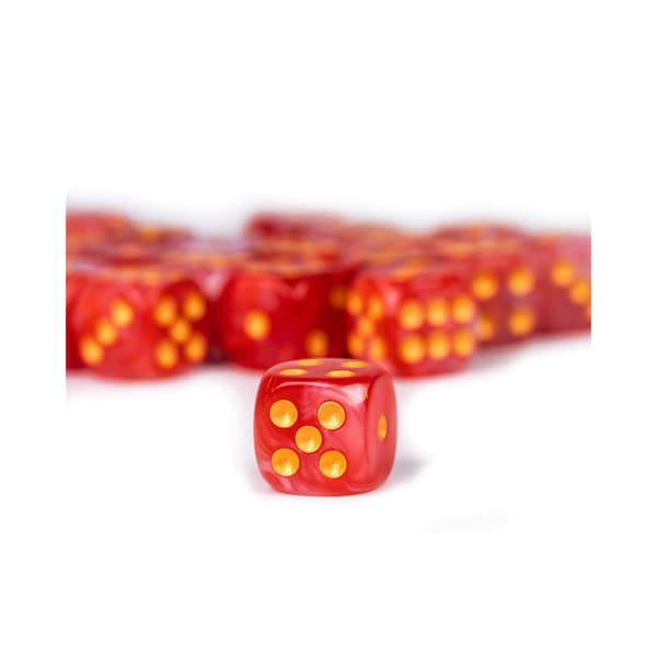 D6 1,6 cm RPG Orc Bacon kuusisivuinen noppa