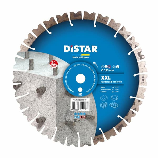DISTRACT DIAMANTBLAD XXL 350 x 3,0 2,0 x 25,4 mm