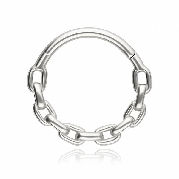 Kedjeklickerörhänge - silver - K-082 1.2/10