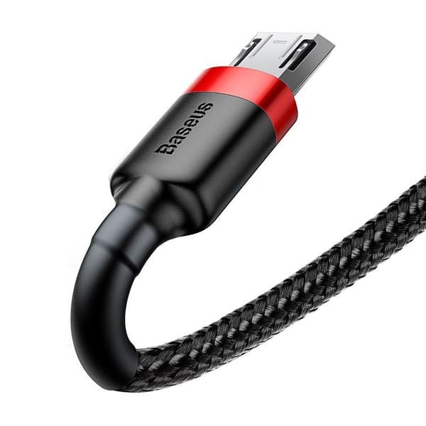 Baseus Cafule USB till Micro USB-kabel 1.5A 2m (röd-svart)