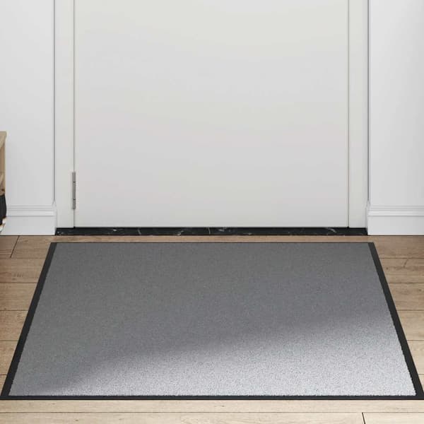 vidaXL Ovimatto, Harmaa, 90x150 cm