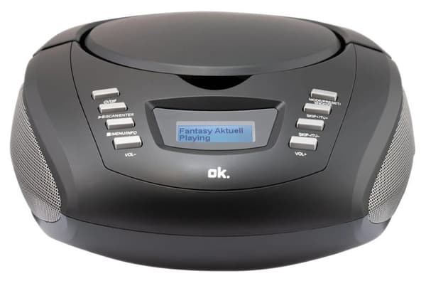 Radio CD OK. ORC 230-1 Musta