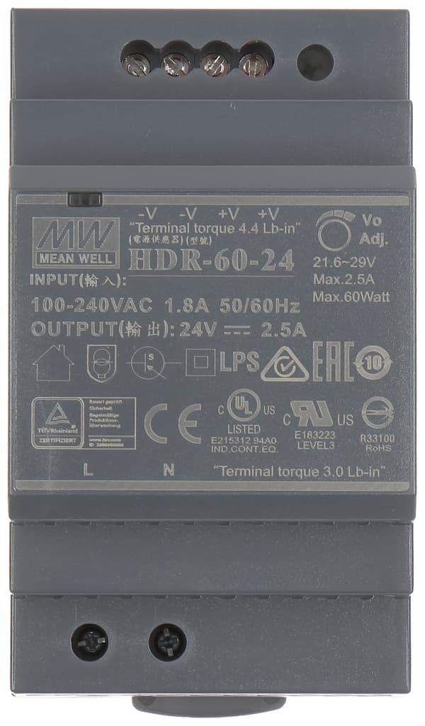Switched-mode strømforsyning DS-KAW60-2N