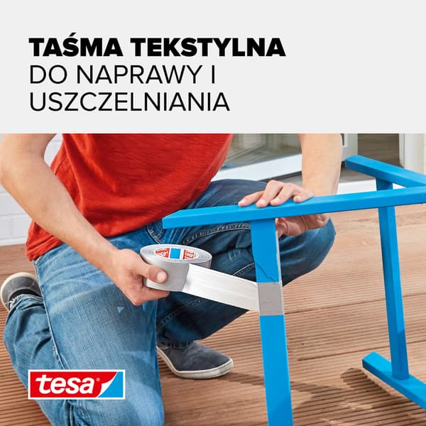 TESA XP UNIV. GRÅ 10M:50MM