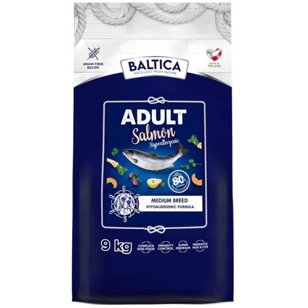 Baltica Excellent Adult M torrfoder för hundar 9 kg