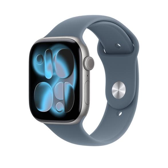 APPLE Sportrem til ur 46 mm S/M Marineblå MFGX4ZM/A