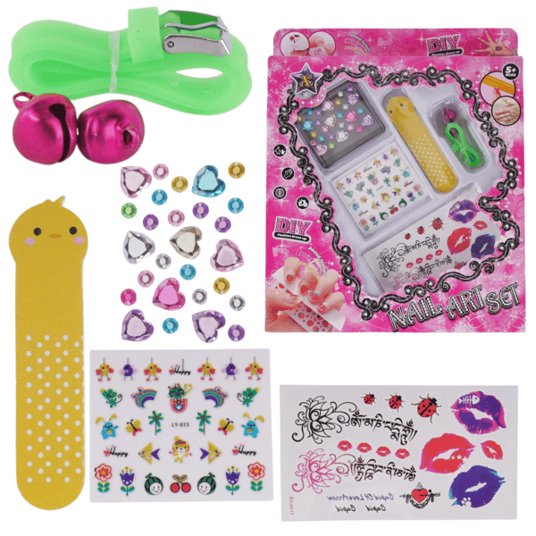 KREATIVA NAGELSKÖNHETSSET + STICKERS