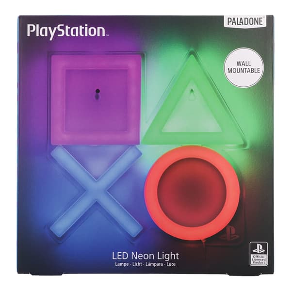 Lampe Neon Ikoner Symboler - PlayStation