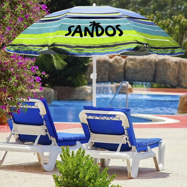 Strandparasol - striber